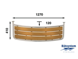 Транцевая площадка Batsystem PT1253530 1270 x 410 мм, 9519037410