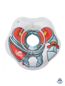 Круг Roxy-kids надувной на Шею для плавания Flipper 0+