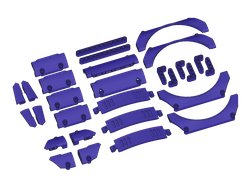 Комплект оригинальных панелей LEGO Technic 29 шт., Purple