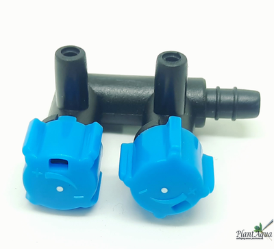 Краник для аэрации с плавной регулировкой (два выхода)