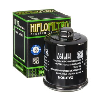 Масляный фильтр  HIFLO FILTRO HF197 для Hyosung (16510-HP7-600-HAS) // PGO (C1-082020000) // Polaris (0452462, 2520724)