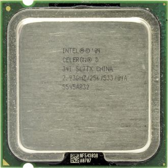 Процессор Intel Celeron D 341 2.9 Ghz socket 775 (комиссионный товар)