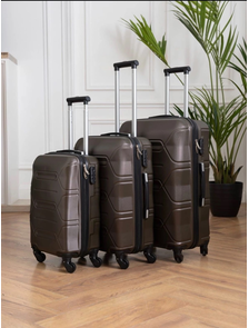 Чемодан большой Top Travel ABS L темно-коричневый