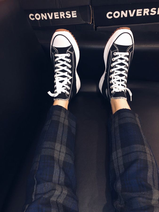 Купить Кеды Converse Run Star Hike черные оригинал в Спб