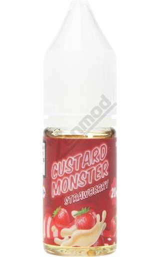 Custard Monster Salt (20 MG) 10ml - Strawberry (ЗАВАРНОЙ КРЕМ, КЛУБНИКА)