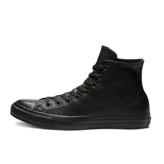 Кеды Converse All Star Black Mono Черные высокие кожаные