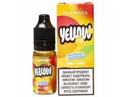 MAXWELLS SALT (20 MG) 10ml - YELLOW (ТРОПИЧЕСКОЕ МАНГО)