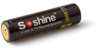 Аккумуляторная батарея Soshine 18650, 3400 mAh (1 шт.)
