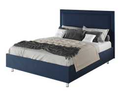 Кровать "Юнит" синего цвета