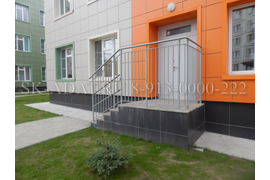 Детский сад № 484, ул. Селезнева, 48а. Ограждения из черного металла. Фото 5