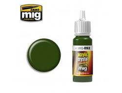 Ammo MIG: краска акриловая Crystal green