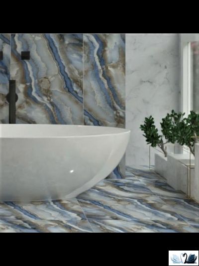 Керамогранит NB CERAMIC Portofino Dark Blue P2154 60 х 120 см серо - синий полированный