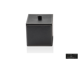 Decor Walther Brownie BMD1 Универсальная коробка 13x13x14.5см, с крышкой, цвет: черная кожа
