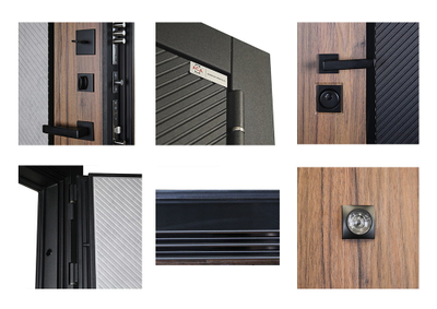 Стальная дверь   Elba. Заказная модель.