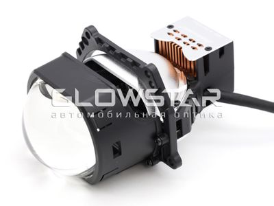 Aozoom BiLed+Laser AAPD 17L с лазером (прямоугольные) 61W/77W, 12V, 6 Поколение, 3.0 дюйма (комплект, 2шт)