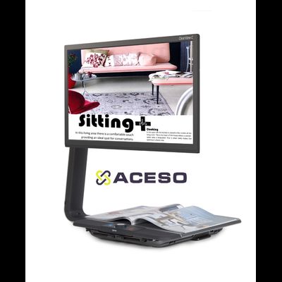 Электронный Стационарный видеоувеличитель для слабовидящих (ЭСВУ)  Optelec ClearView C 24 HD купить