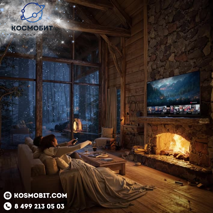 В деревне со спутниковым интернетом