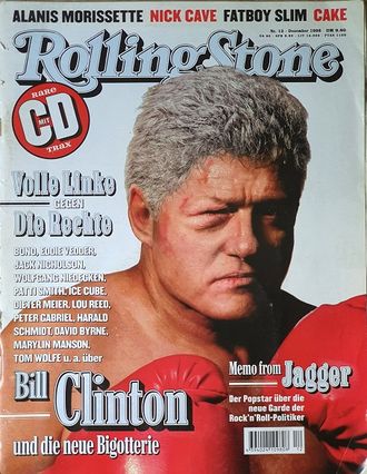 Rolling Stone Germany Magazine December 1998 Bill Clinton, Alanis, Иностранные журналы, Intpress