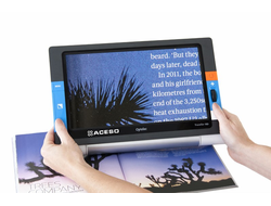 Электронный портативный видеоувеличитель-планшет Traveller HD Optelec купить Трэвеллер Оптелек