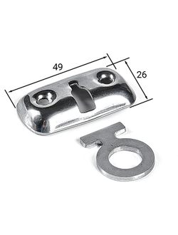 Крючок-проушина для кранцев, сталь