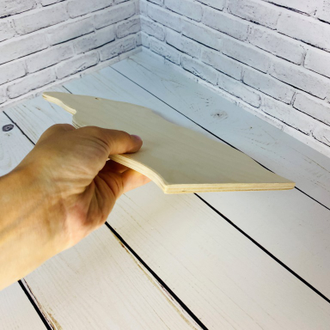 Доска разделочная Свинка 290*180 мм деревянная без росписи