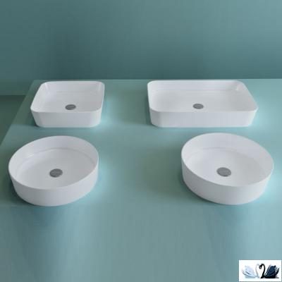 Раковина Creavit Loop LP060-00CB00E-0000 LP060 прямоугольная 60 см, глянец белоснежного цвета