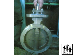 Затвор поворотный дисковый из нержавеющей стали DN250 PN25 тип нр 111 EBRO-ARMATUREN(Германско-Щвецарское производство)