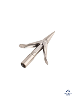 Наконечник Scorpena 8см нерж. с двумя флажками