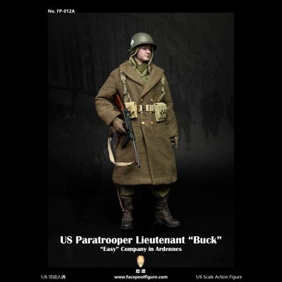 Американский десантник в Арденнах (зимняя форма) - КОЛЛЕКЦИОННАЯ ФИГУРКА 1/6 US Paratrooper Lieutenant Buck (FP-012A) - Facepoolfigure