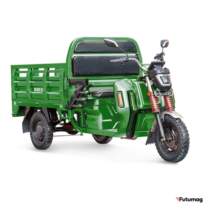 Грузовой электротрицикл Rutrike Антей PRO 1500 темно-зеленый