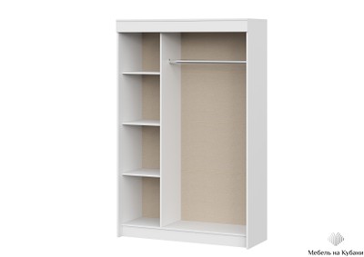 Бася шкаф-купе Ясень шимо темный/Ясень шимо светлый