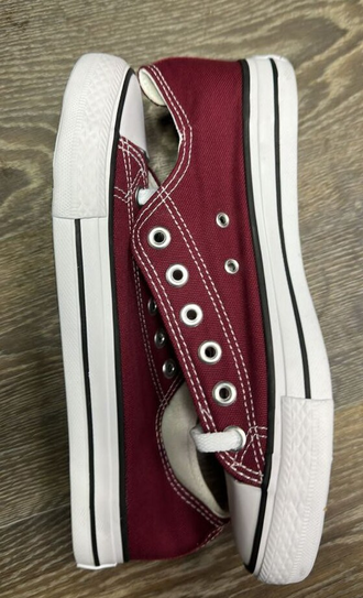 Кеды Converse All Star бордовые низкие 139794F