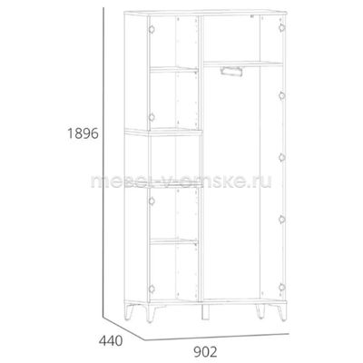 Шкаф комбинированный Берген ЗС-013.07