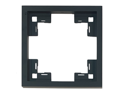 Рамка одиночная стандарт, черный сатин Rikett - 35810 MB