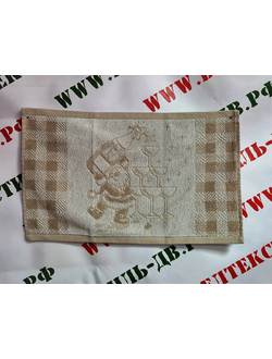 Полотенце махровое "Санта бармен", арт. 1с105.513ж2, 50*30