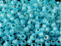 Toho 11/0 - 5г - PF2117 Молочная вода с серебряной линией внутри (стойкое покрытие)