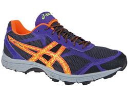 Кроссовки ASICS GEL-FUJIFELL RACER черный-желтый-фиолетовый T326N/9007 (Размеры: 10,5)