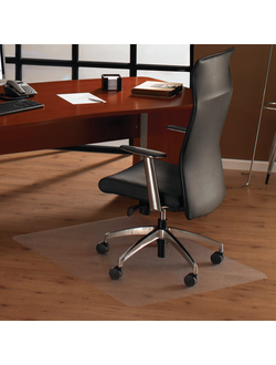 Коврик защитный для твердых напольных покрытий, износостойкий, FLOORTEX, квадратный, 92х92 см, толщина 2 мм, FC12929225EV