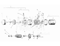Насос с электродвигателем А25Х-8ЕС 10/7,5/28 7021.28.00.00-31