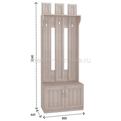 Шкаф комбинированный Фиери