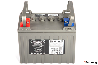 Тяговый WET аккумулятор Gelbert DT1275 (T1275) 12V120A/H C5