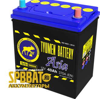 SPBBAT.RU Купить аккумулятор Тюмень Азия 6СТ-40LR (Тюменский ...