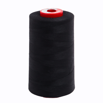 Армированная швейная нить Delta, цвет черный № 9010