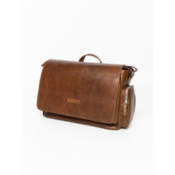 Кожаная мужская сумка Toara Premium brown (арт. 5058-63)