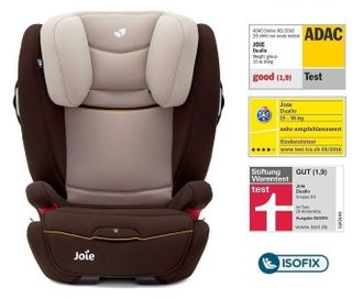 Joie Duallo isofix современное безопасное автокресло старшей возрастной группы 2/3