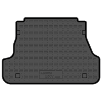 Коврик в багажник пластиковый (черный) для Kia Speсtra (05-09)  (Борт 4см)