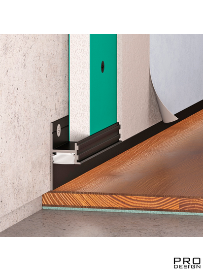 Теневой плинтус Pro Design Mini 3213 Черный