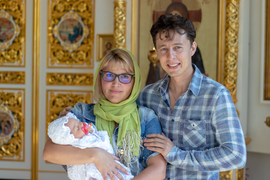 Съемка крещения