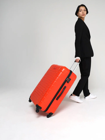 Чемодан для путешествий L Optimum Travel, красный