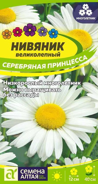 Нивяник Серебряная Принцесса/Сем Алт/цп 0,05 гр. многолетник